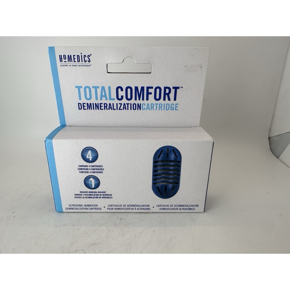 HOMEDICS TOTAL COMFORT DEMINERALIZATION CARTRIDGE 4 PACK ULTRASONIC HUMIDIFIER
